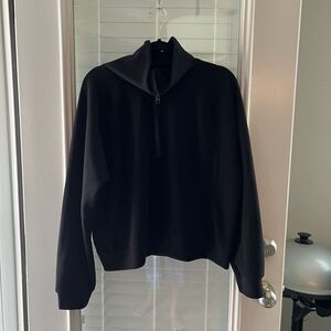 Prinbara Women’s Sweatshirt XL 1/4 Zip Boxy